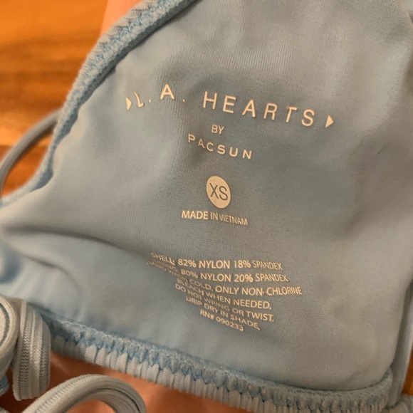 Pacsun cute baby blue bikini - Picture 3 of 4